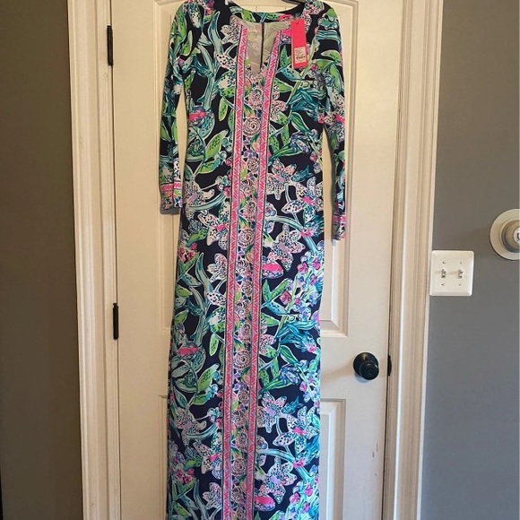 Lilly Pulitzer Faye upf 50 sway this way maxi XS